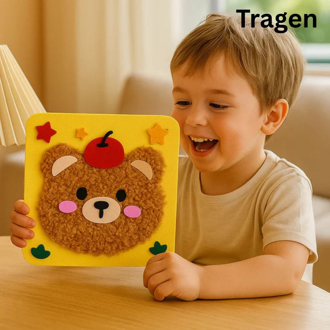 Kinder Stickpuppen Karten