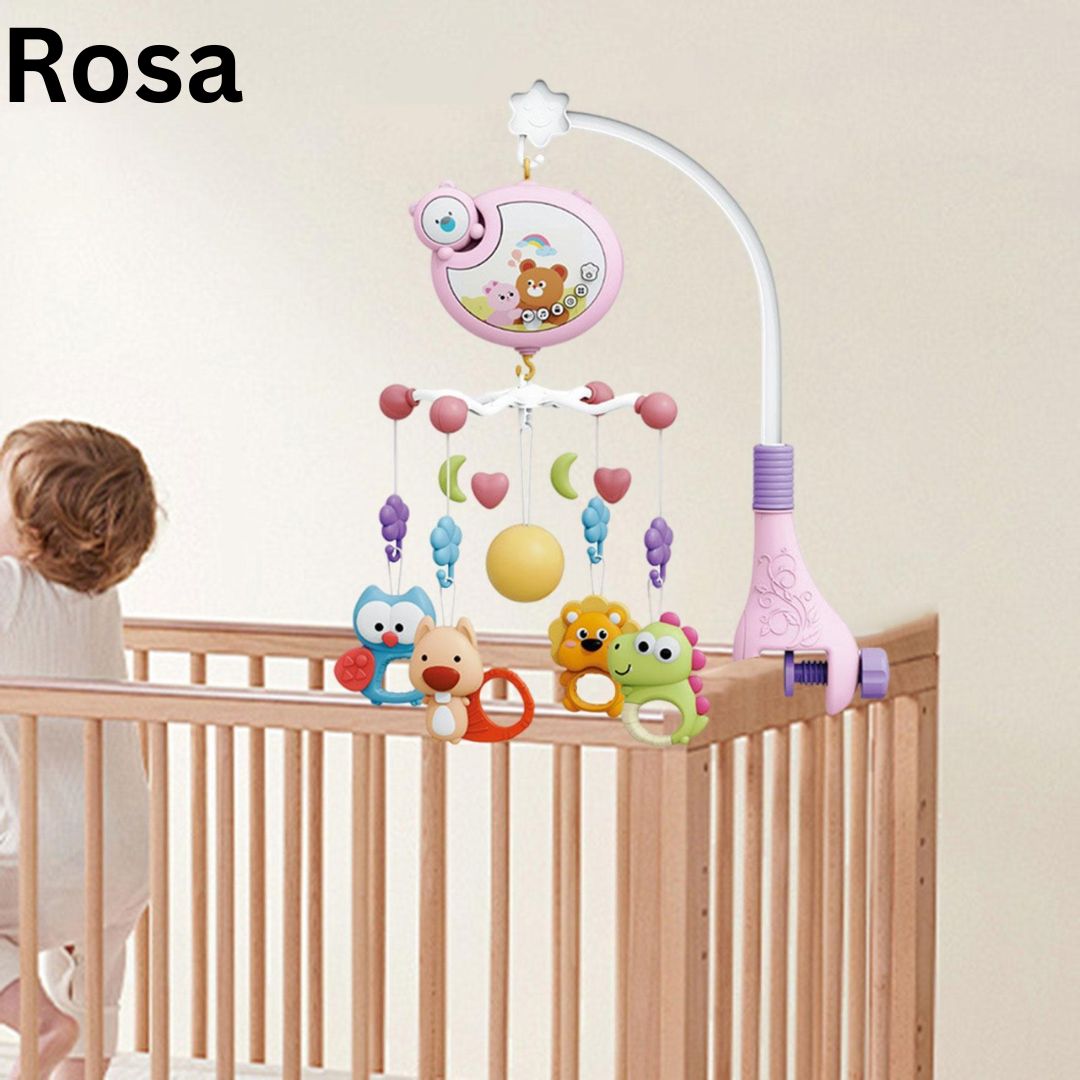 TraumMobil – Rasselspielzeug für die Babykrippe