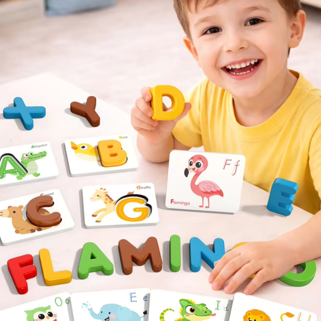 BuchstabenFreunde - Alphabet-Tier-Zuordnungsspiel
