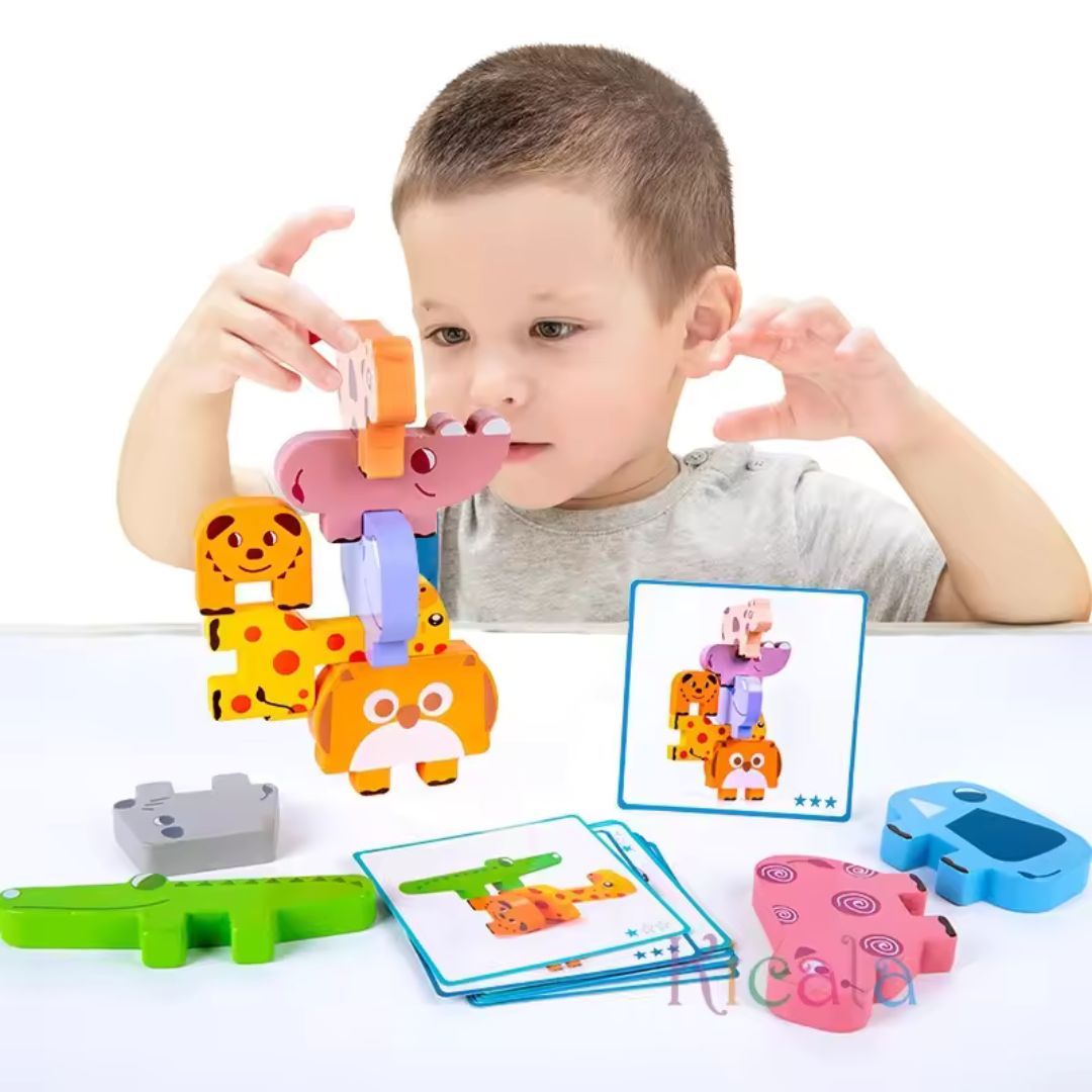 TierBalance – Stapelspiel mit wackeligen Tieren