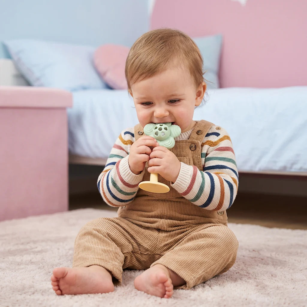BabyFlower Beißring - Zahnungsspielzeug aus Silikon