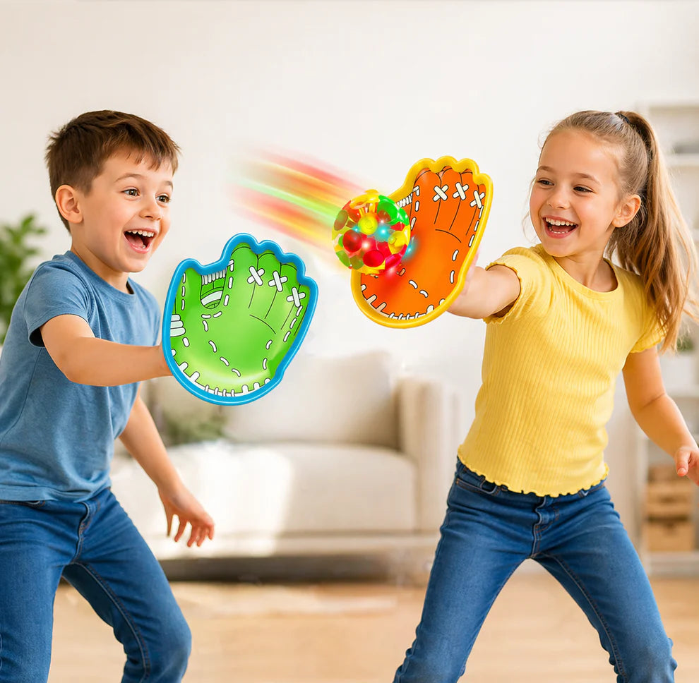 Leuchtendes Ballwurfspiel für Kinder