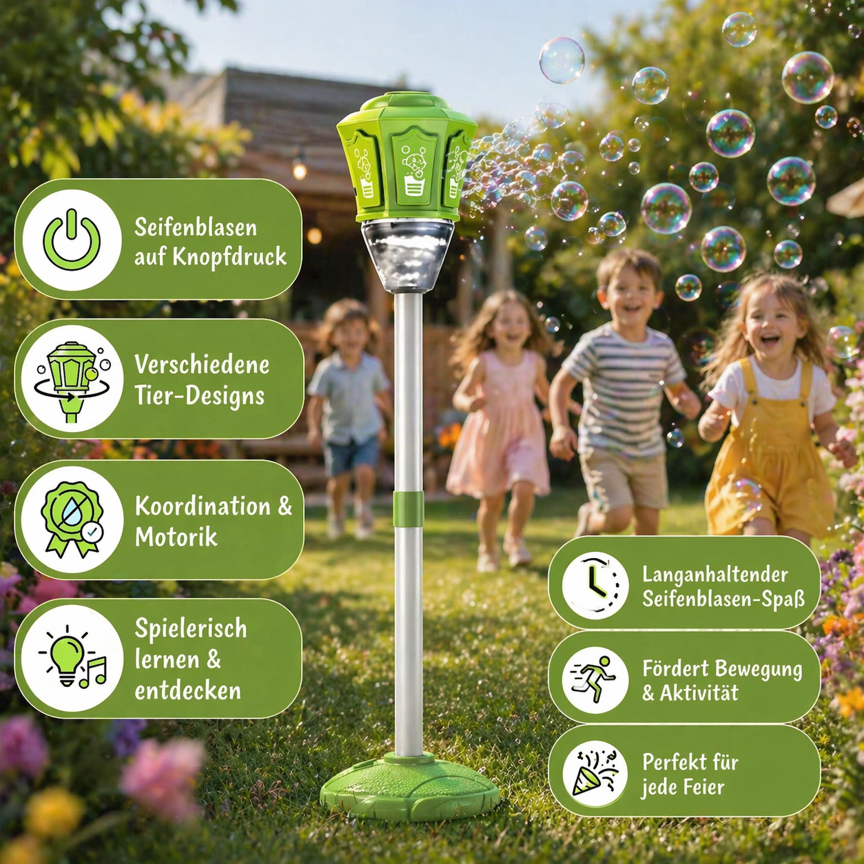 Endlose Zauberblasen Lampe für Kinder