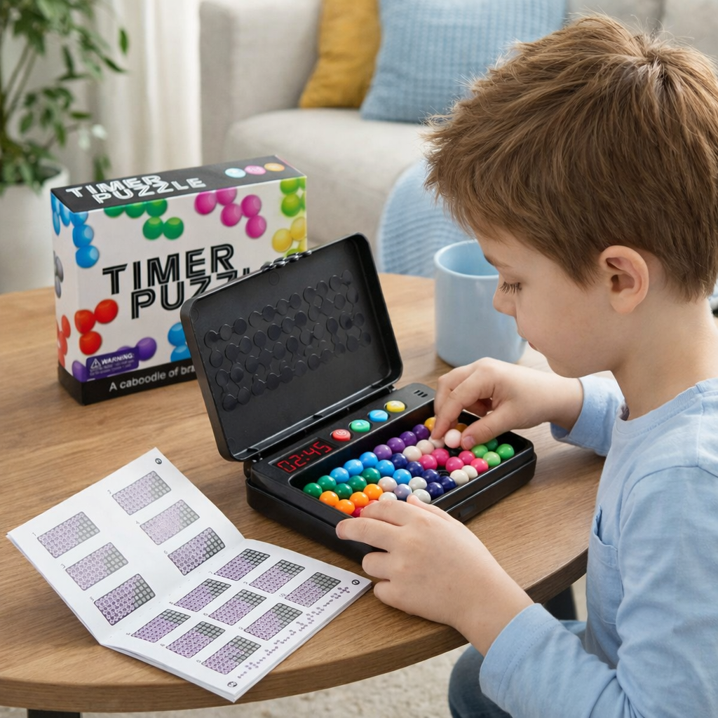 Rätselmeister - 500 Denkspiele-Puzzle mit Timer