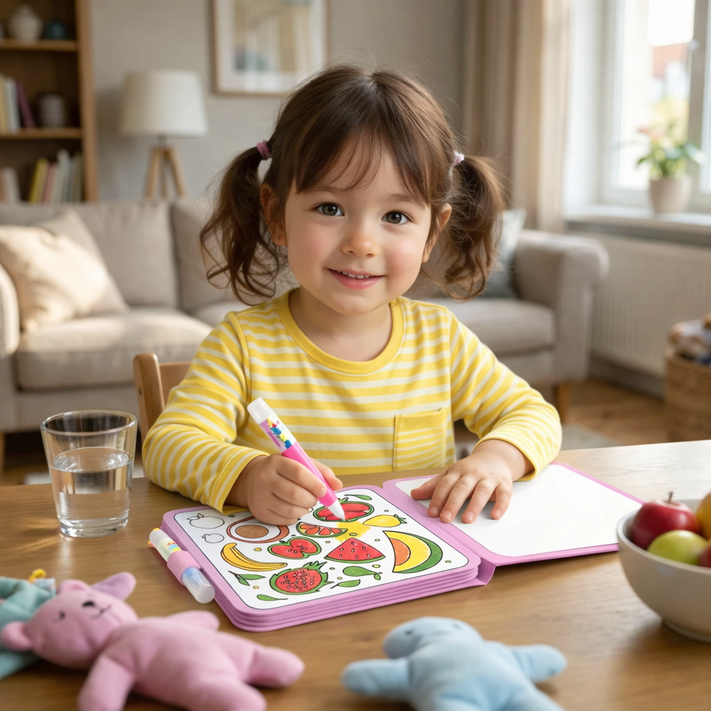WasserZauber Malbuch - Wiederverwendbares Kinder Malbuch