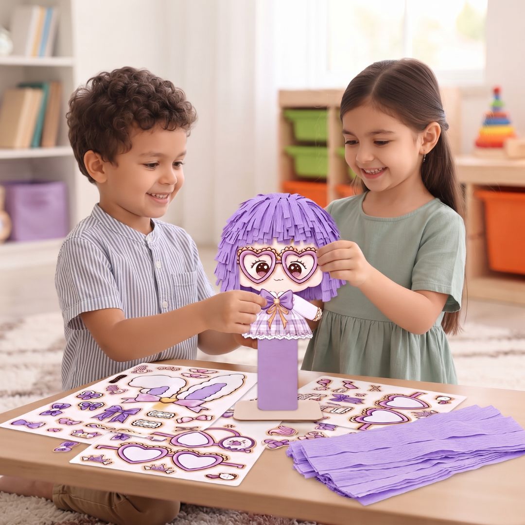 LittleStylist - Klebe-Frisuren-Set zum Selbermachen