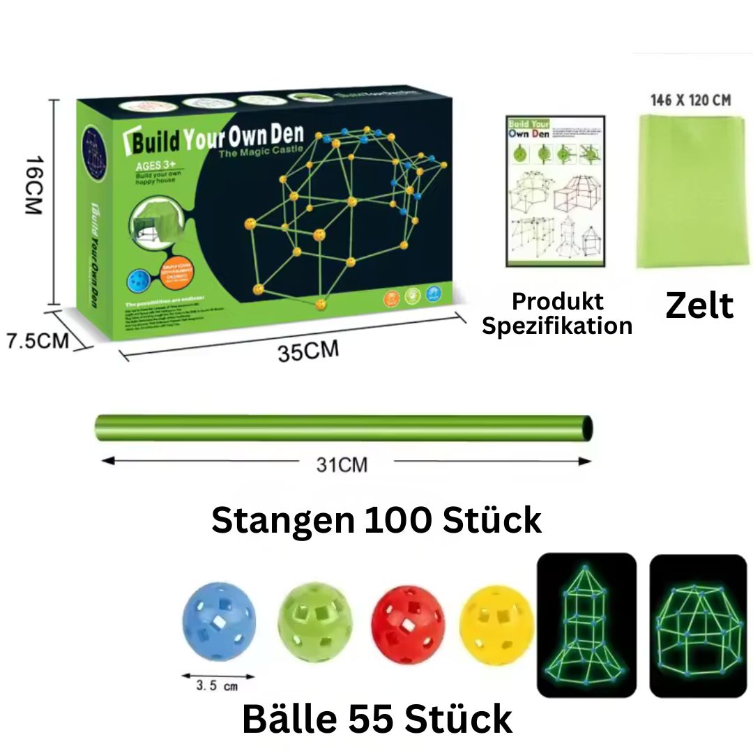 LumiFort - Das leuchtende Abenteuerzelt