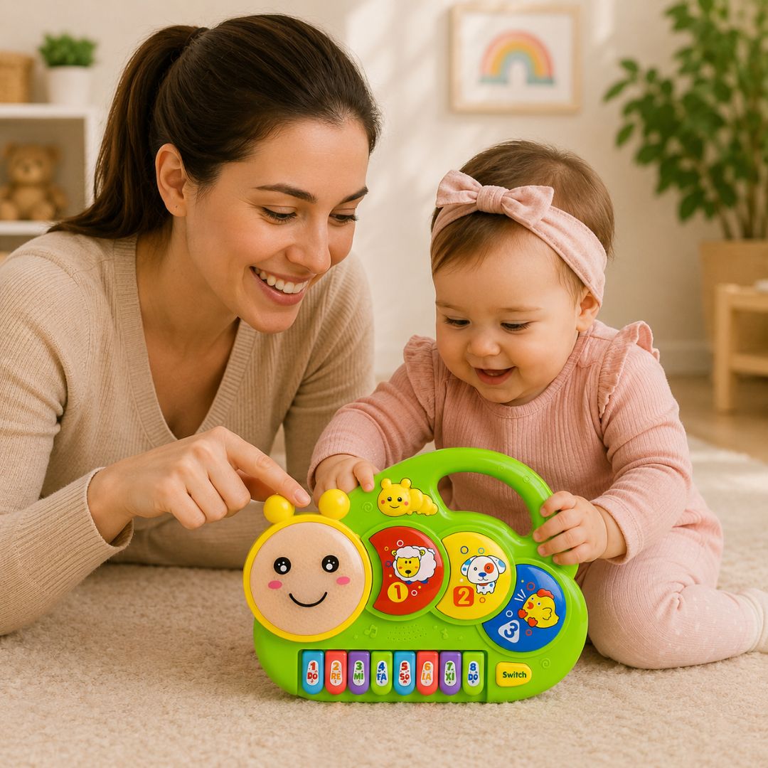 Montessori Schnecken Klavier mit Musik