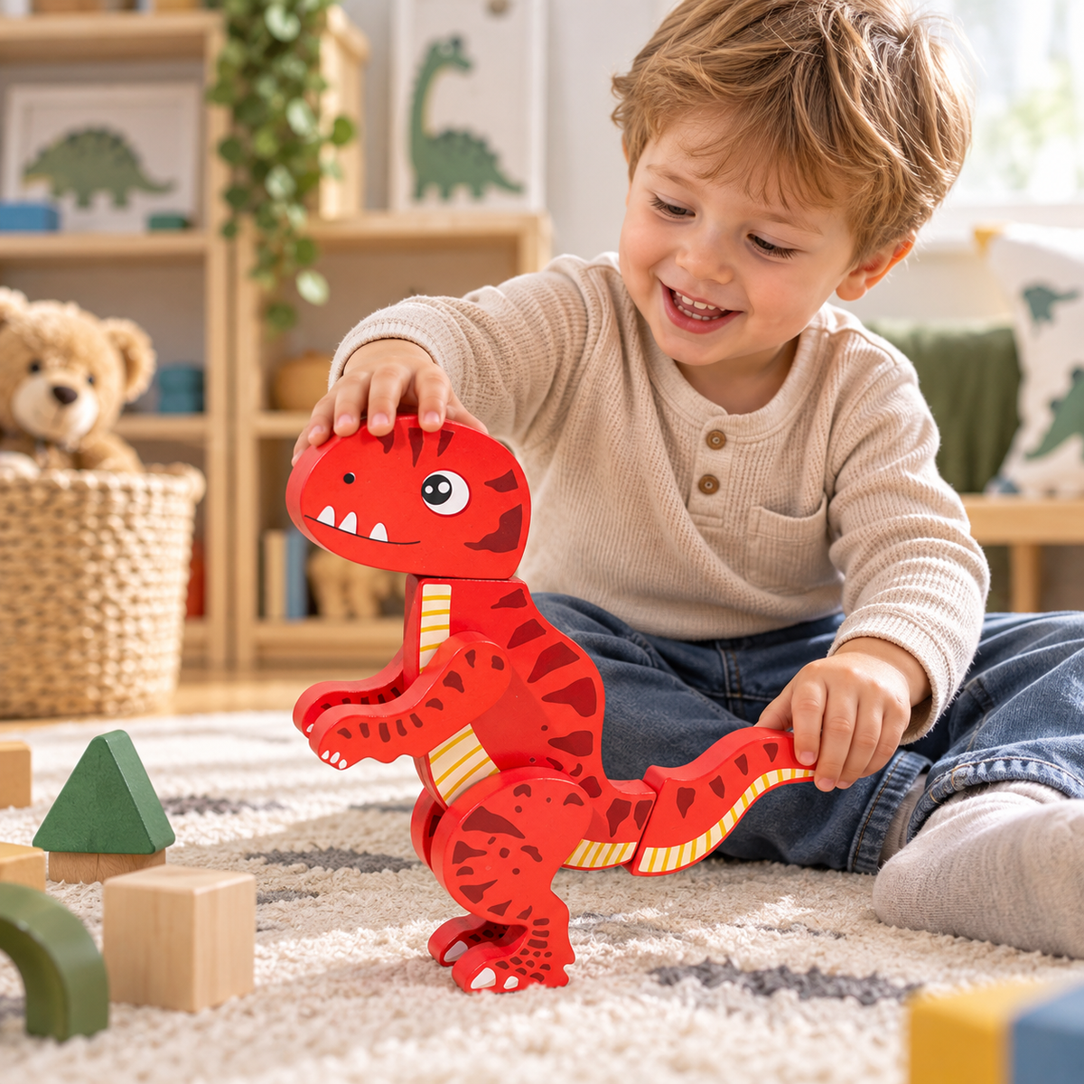MagnaRex - Magnetisches Dinosaurier-Bauset