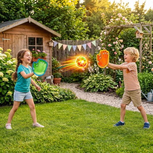 Leuchtendes Ballwurfspiel für Kinder