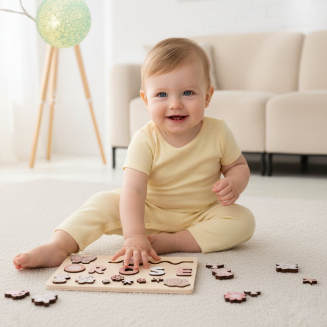 Personalisiertes Kinder Namen Holz Puzzle