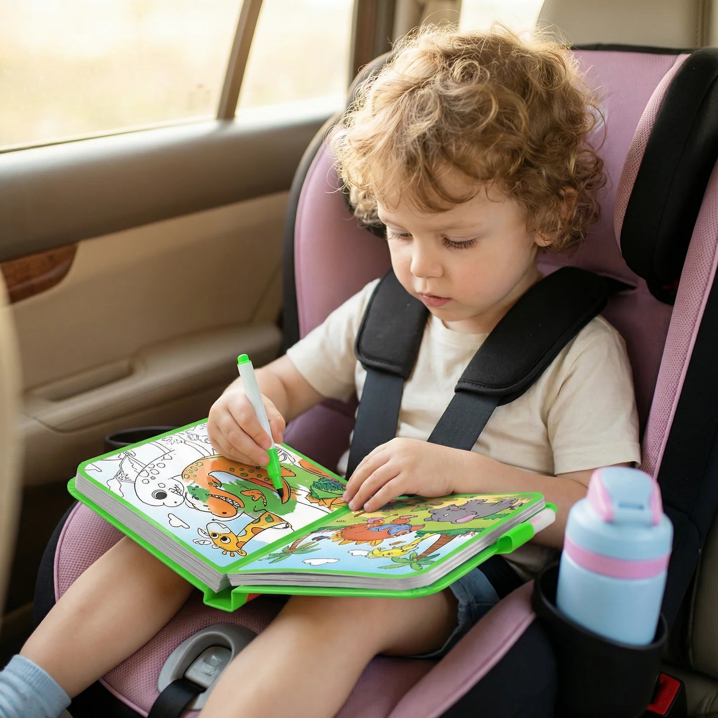 WasserZauber Malbuch - Wiederverwendbares Kinder Malbuch