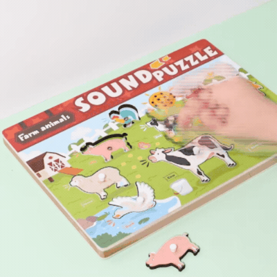 KlangPuzzle - Interaktives Holz-Klangpuzzle