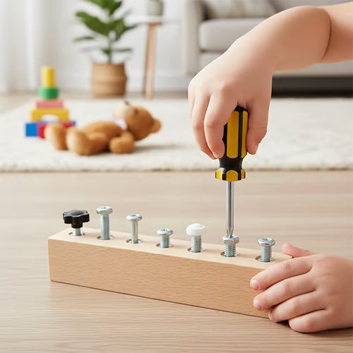 Montessori Schraubbrett Busy Board