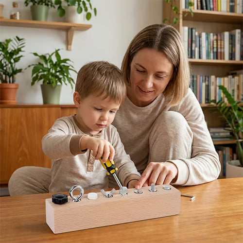 Montessori Schraubbrett Busy Board