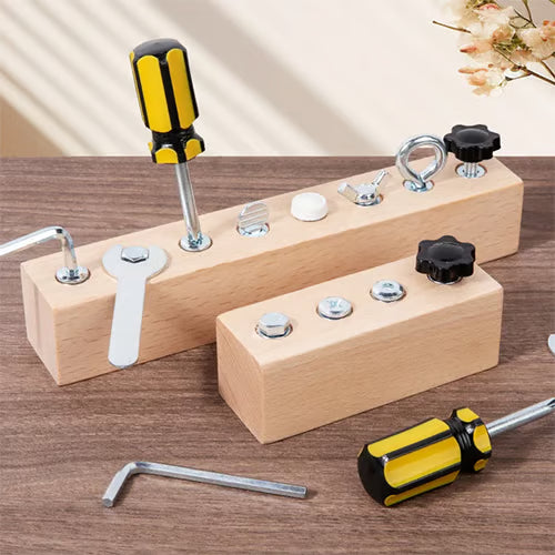 Montessori Schraubbrett Busy Board