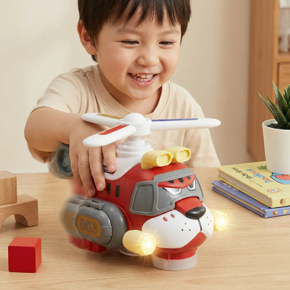 Drehendes & musikalisches Tierflugzeug für Kinder
